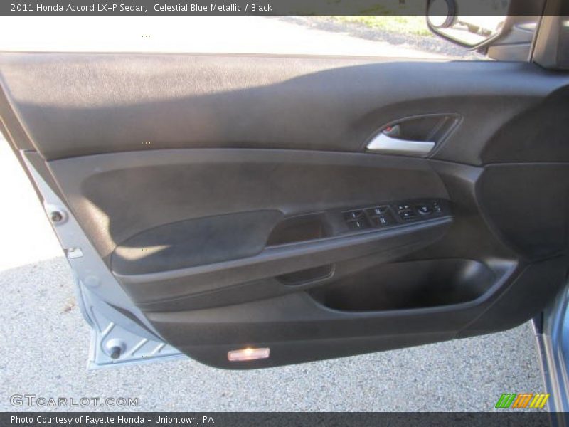 Celestial Blue Metallic / Black 2011 Honda Accord LX-P Sedan