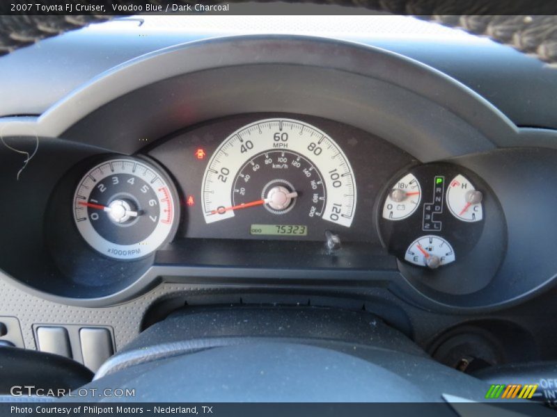 Voodoo Blue / Dark Charcoal 2007 Toyota FJ Cruiser