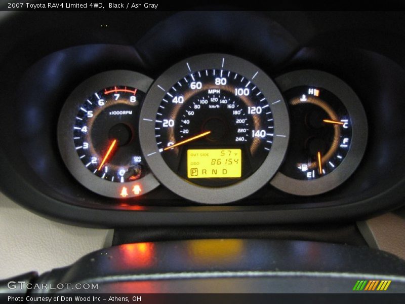 Black / Ash Gray 2007 Toyota RAV4 Limited 4WD