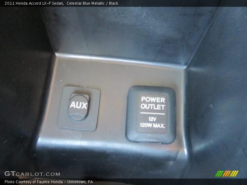 Celestial Blue Metallic / Black 2011 Honda Accord LX-P Sedan