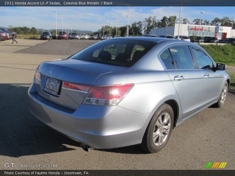 Celestial Blue Metallic / Black 2011 Honda Accord LX-P Sedan