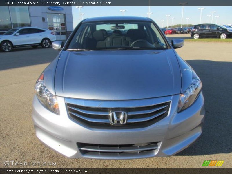 Celestial Blue Metallic / Black 2011 Honda Accord LX-P Sedan