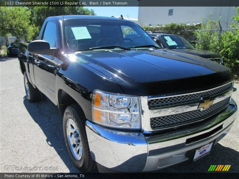 Black / Dark Titanium 2012 Chevrolet Silverado 1500 LS Regular Cab