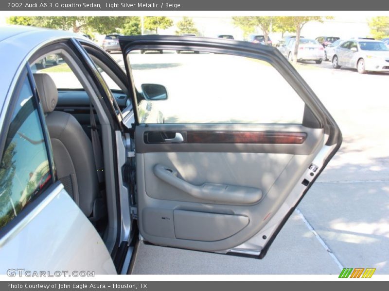 Light Silver Metallic / Beige 2002 Audi A6 3.0 quattro Sedan
