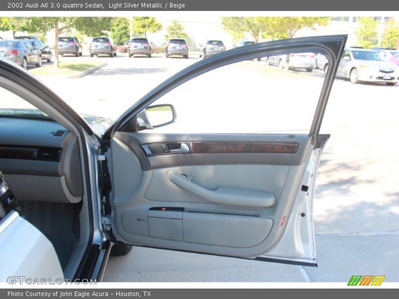 Light Silver Metallic / Beige 2002 Audi A6 3.0 quattro Sedan