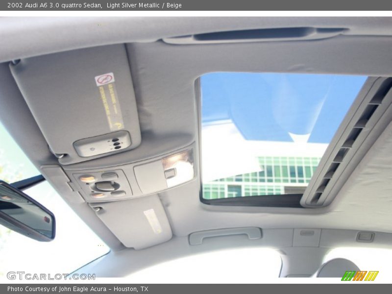 Light Silver Metallic / Beige 2002 Audi A6 3.0 quattro Sedan