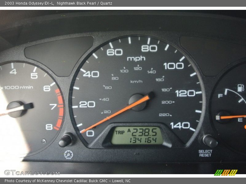 Nighthawk Black Pearl / Quartz 2003 Honda Odyssey EX-L