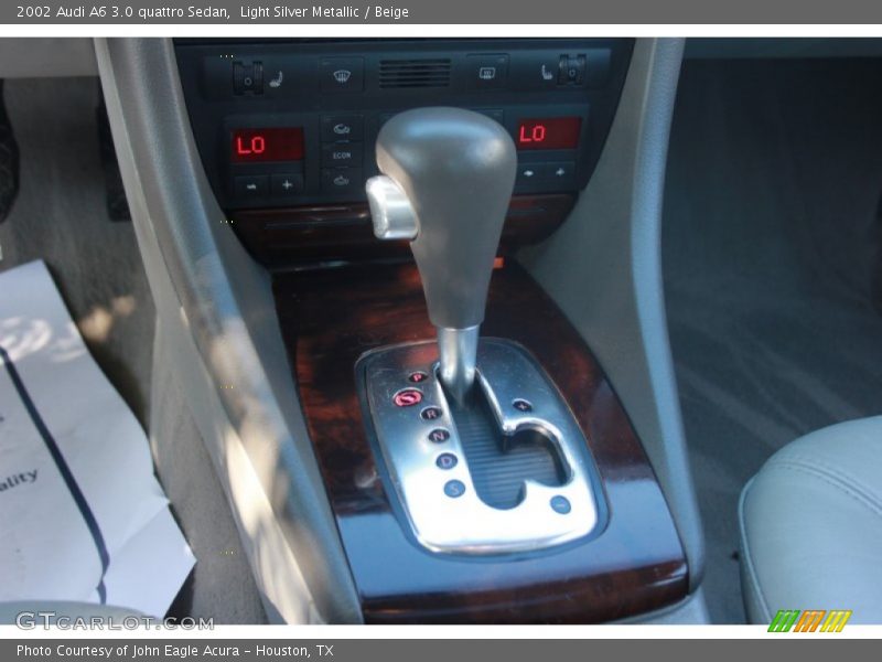 Light Silver Metallic / Beige 2002 Audi A6 3.0 quattro Sedan
