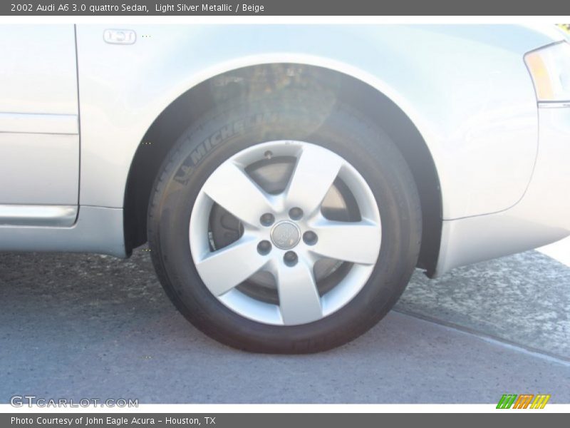 Light Silver Metallic / Beige 2002 Audi A6 3.0 quattro Sedan