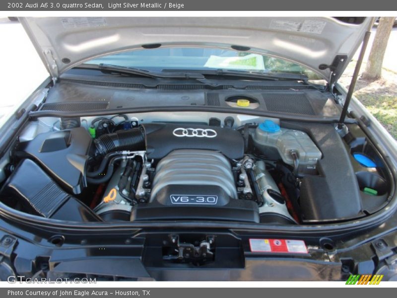 Light Silver Metallic / Beige 2002 Audi A6 3.0 quattro Sedan