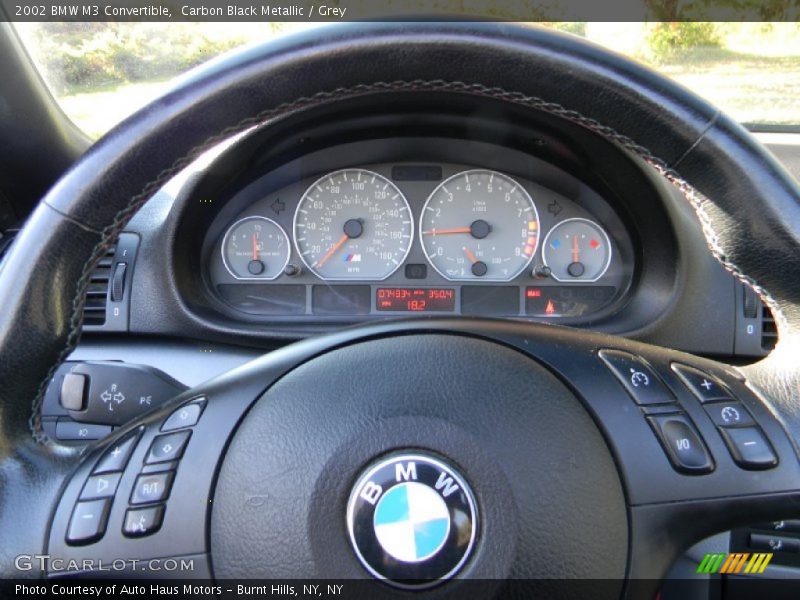 Carbon Black Metallic / Grey 2002 BMW M3 Convertible