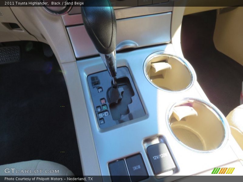 Black / Sand Beige 2011 Toyota Highlander