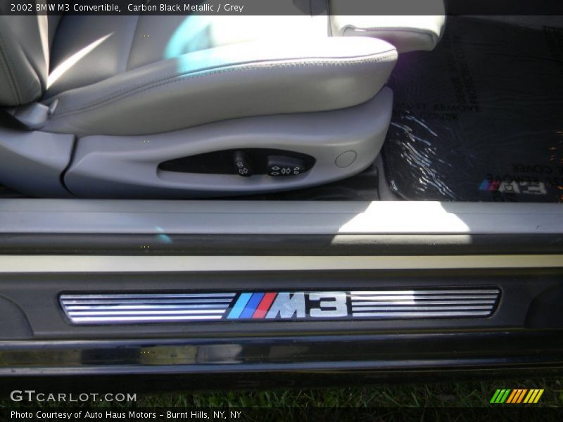 Carbon Black Metallic / Grey 2002 BMW M3 Convertible