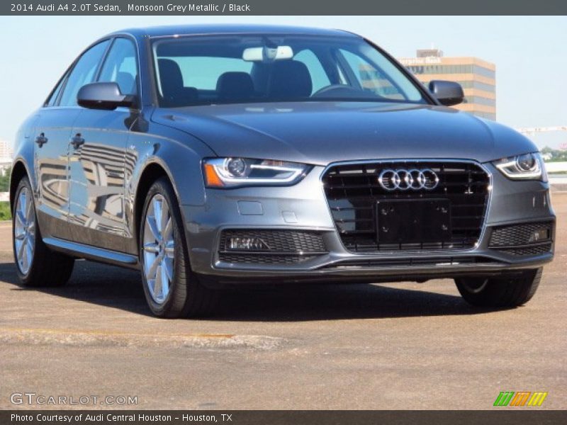 Monsoon Grey Metallic / Black 2014 Audi A4 2.0T Sedan