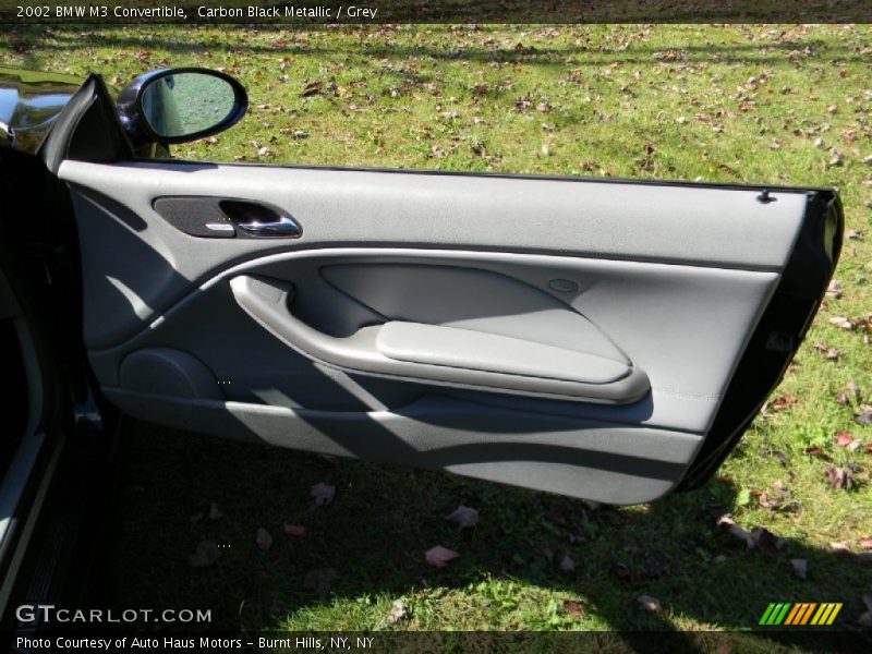 Carbon Black Metallic / Grey 2002 BMW M3 Convertible