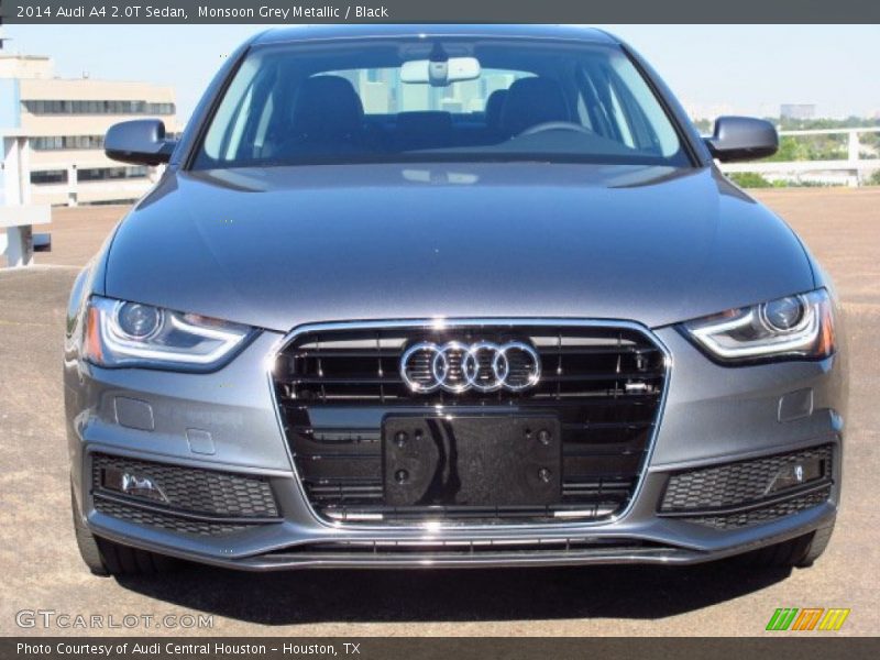 Monsoon Grey Metallic / Black 2014 Audi A4 2.0T Sedan