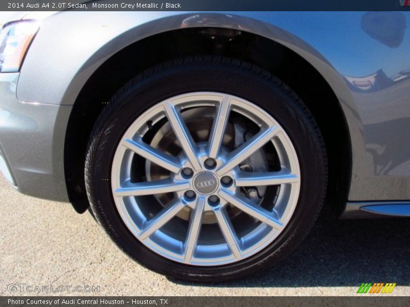 Monsoon Grey Metallic / Black 2014 Audi A4 2.0T Sedan