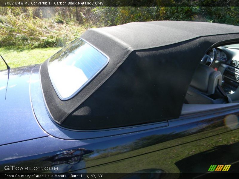 Carbon Black Metallic / Grey 2002 BMW M3 Convertible