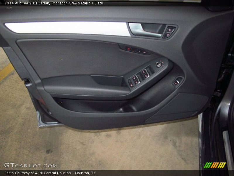 Monsoon Grey Metallic / Black 2014 Audi A4 2.0T Sedan