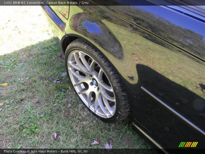 Carbon Black Metallic / Grey 2002 BMW M3 Convertible
