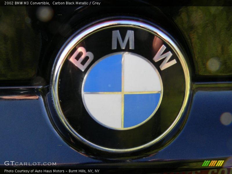 Carbon Black Metallic / Grey 2002 BMW M3 Convertible