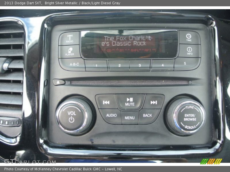 Bright Silver Metallic / Black/Light Diesel Gray 2013 Dodge Dart SXT