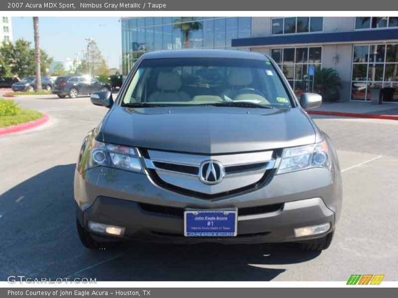 Nimbus Gray Metallic / Taupe 2007 Acura MDX Sport