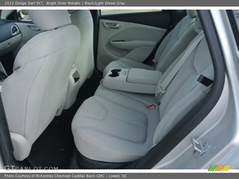 Bright Silver Metallic / Black/Light Diesel Gray 2013 Dodge Dart SXT