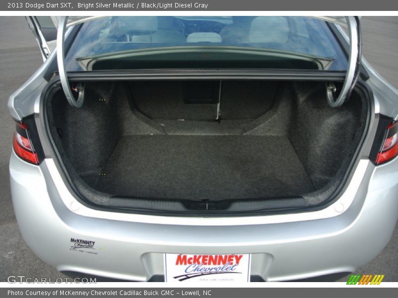 Bright Silver Metallic / Black/Light Diesel Gray 2013 Dodge Dart SXT