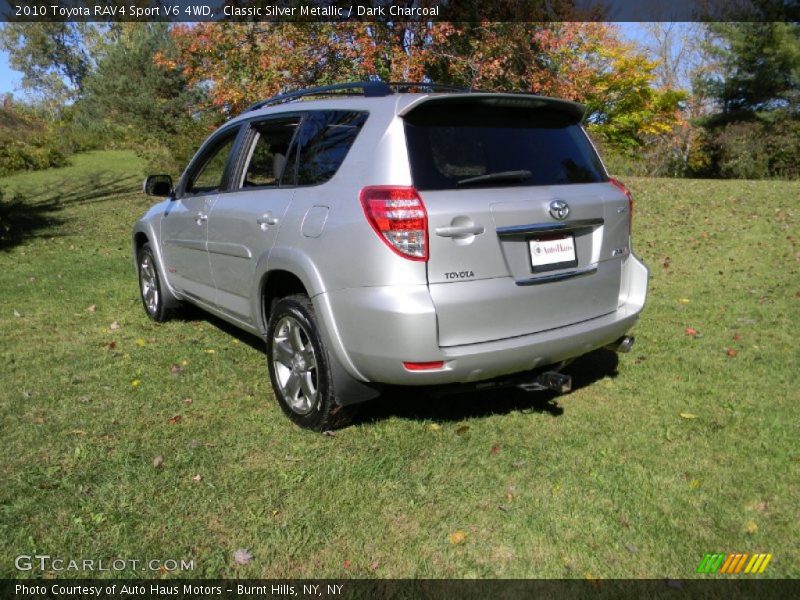 Classic Silver Metallic / Dark Charcoal 2010 Toyota RAV4 Sport V6 4WD