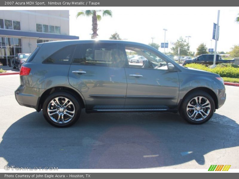 Nimbus Gray Metallic / Taupe 2007 Acura MDX Sport