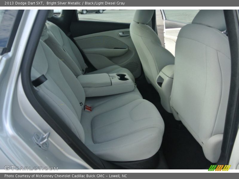 Bright Silver Metallic / Black/Light Diesel Gray 2013 Dodge Dart SXT