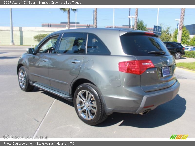 Nimbus Gray Metallic / Taupe 2007 Acura MDX Sport