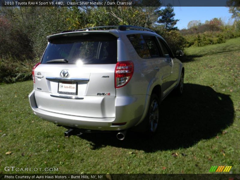 Classic Silver Metallic / Dark Charcoal 2010 Toyota RAV4 Sport V6 4WD