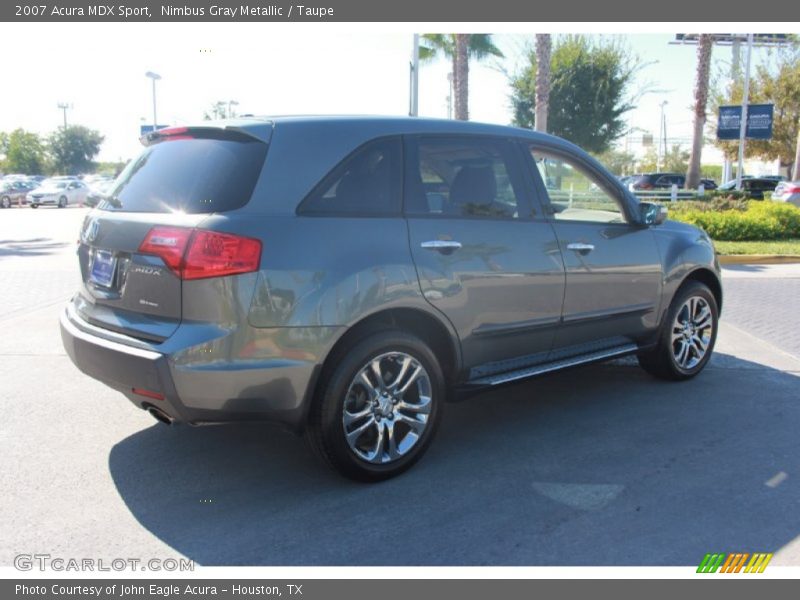 Nimbus Gray Metallic / Taupe 2007 Acura MDX Sport