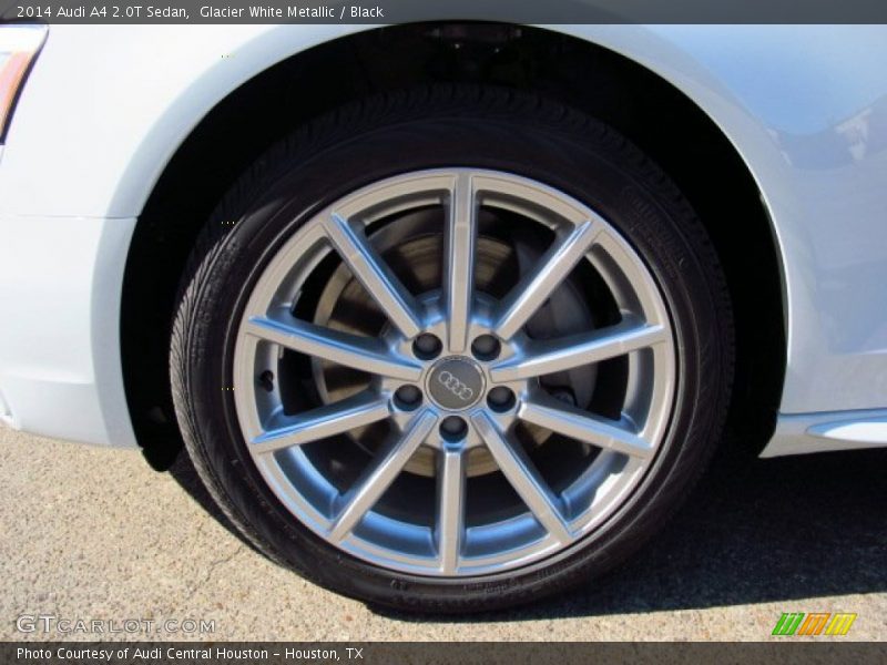 Glacier White Metallic / Black 2014 Audi A4 2.0T Sedan