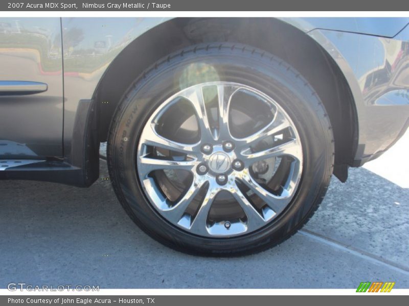 Nimbus Gray Metallic / Taupe 2007 Acura MDX Sport