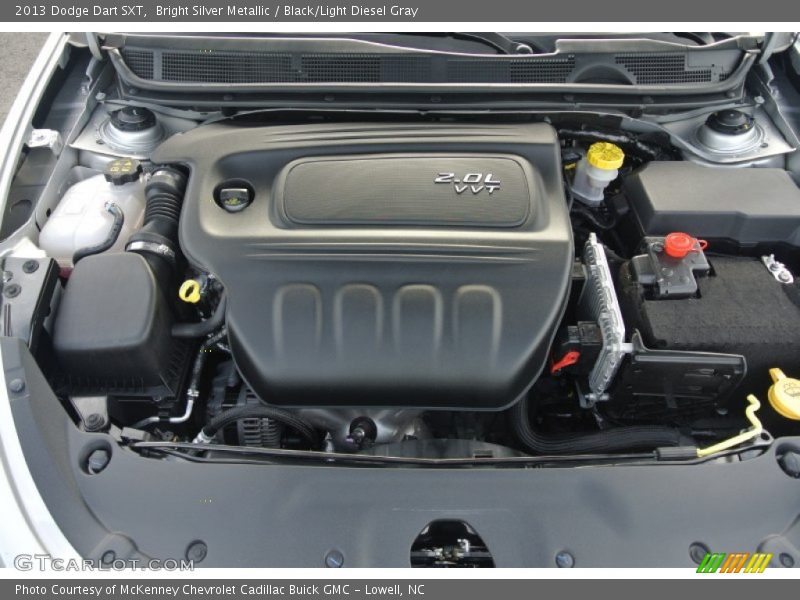 Bright Silver Metallic / Black/Light Diesel Gray 2013 Dodge Dart SXT