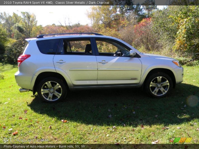 Classic Silver Metallic / Dark Charcoal 2010 Toyota RAV4 Sport V6 4WD