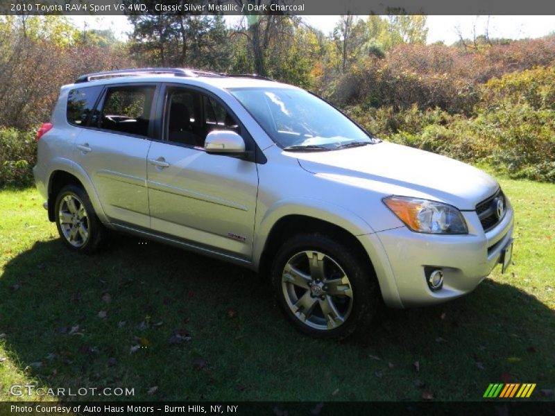 Classic Silver Metallic / Dark Charcoal 2010 Toyota RAV4 Sport V6 4WD