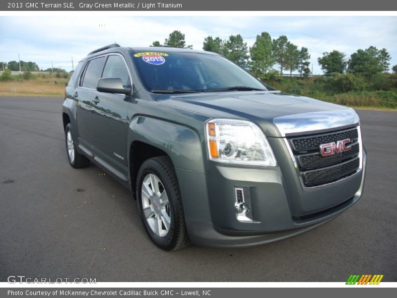 Gray Green Metallic / Light Titanium 2013 GMC Terrain SLE