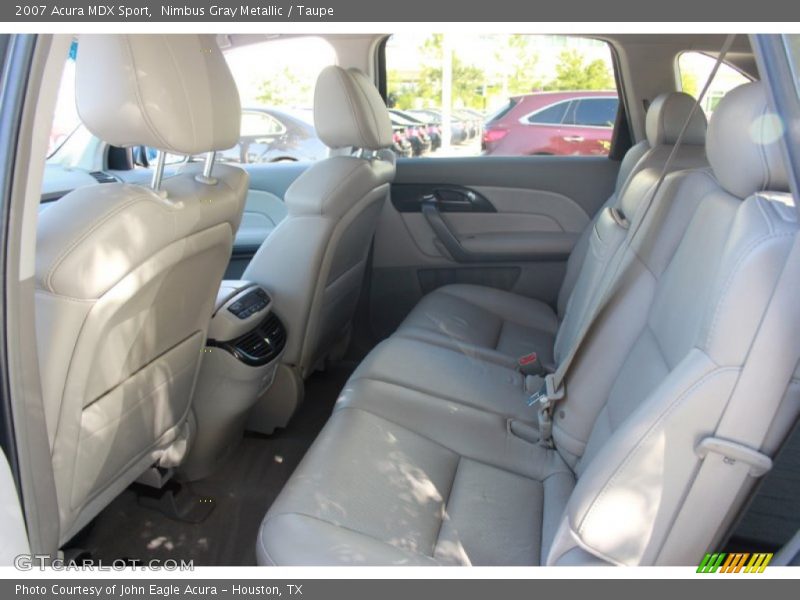 Nimbus Gray Metallic / Taupe 2007 Acura MDX Sport