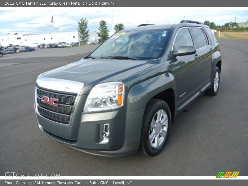 Gray Green Metallic / Light Titanium 2013 GMC Terrain SLE