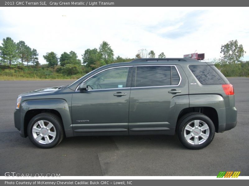 Gray Green Metallic / Light Titanium 2013 GMC Terrain SLE