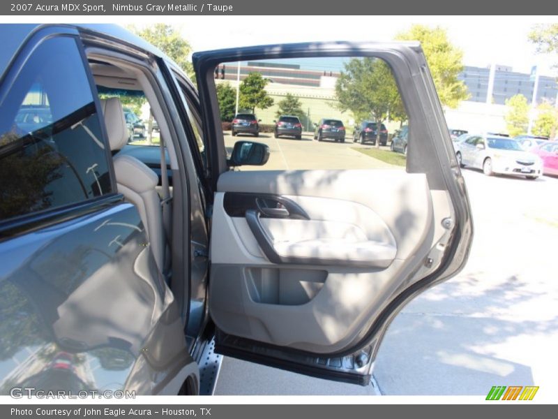 Nimbus Gray Metallic / Taupe 2007 Acura MDX Sport