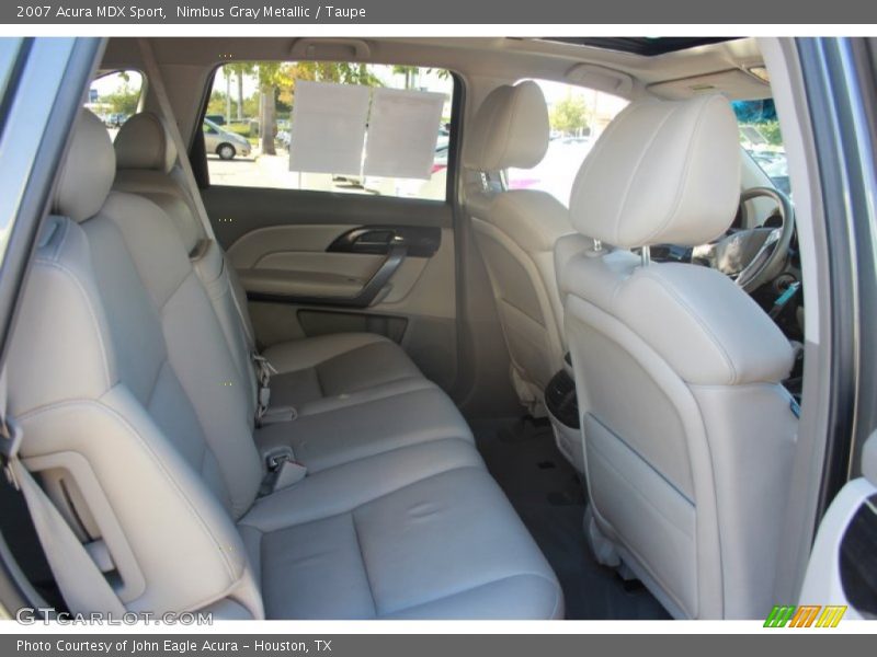 Nimbus Gray Metallic / Taupe 2007 Acura MDX Sport