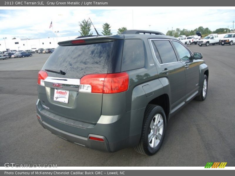 Gray Green Metallic / Light Titanium 2013 GMC Terrain SLE