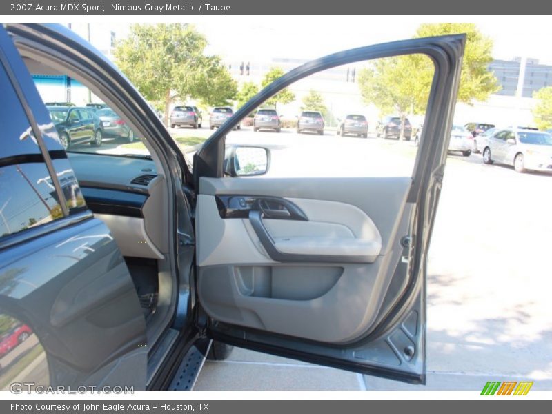 Nimbus Gray Metallic / Taupe 2007 Acura MDX Sport
