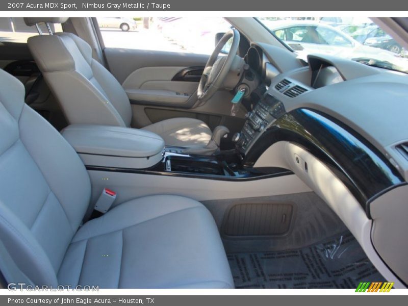Nimbus Gray Metallic / Taupe 2007 Acura MDX Sport