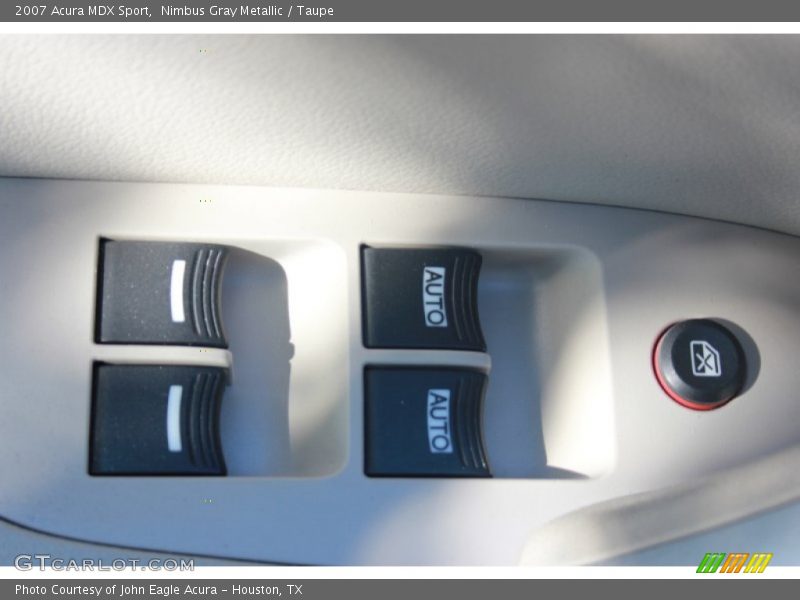 Nimbus Gray Metallic / Taupe 2007 Acura MDX Sport